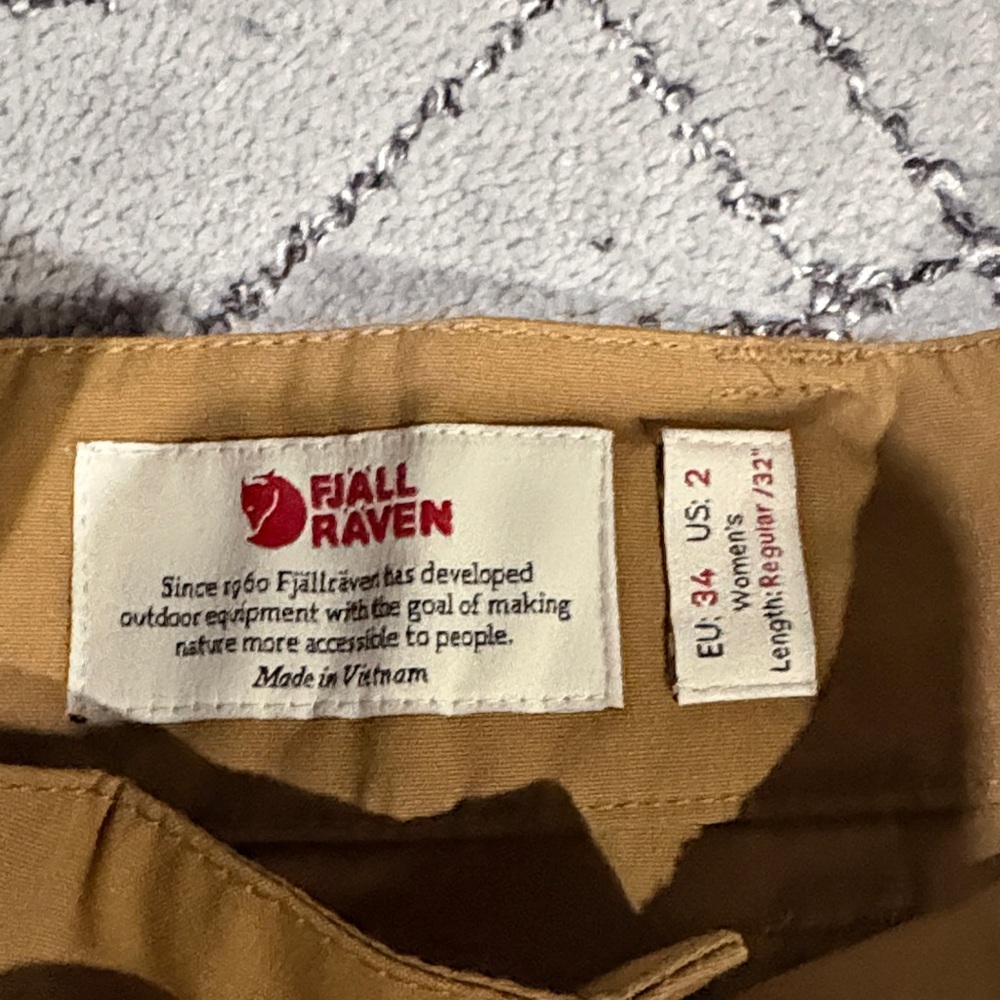 Fjallraven Brown Straight Leg Pants - Picture 4 of 9